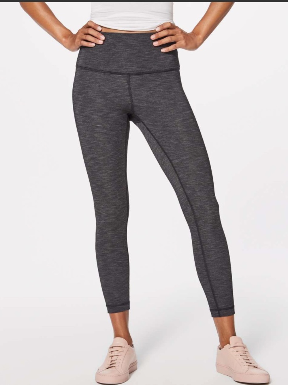 lululemon  WUNDER UNDER HIGH-RISE TIGHT *FULL-ON LUXTREME Heathered Black